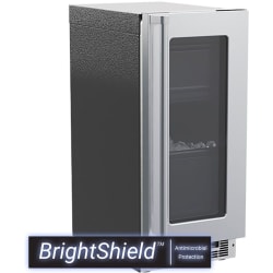 15 Inch Built-In Undercounter Clear Ice Maker - 15 Inch Marvel Professional Clear Ice Machine with Brightshield view
