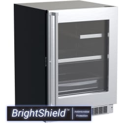 24 Inch Built-In All Refrigerator  - 24 Inch Marvel Professional Refrigerator with BrightShield view