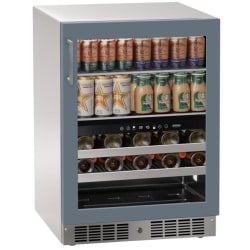 24 Inch Built-In Undercounter Dual Zone Beverage Center  - 24 Inch Dual-Zone Beverage Center view