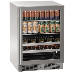 24 Inch Built-In Undercounter Dual Zone Beverage Center  - 24 Inch Dual-Zone Beverage Center view