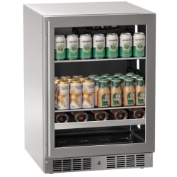 24 Inch Built-In Undercounter Single Zone Beverage Center  - 24 Inch Beverage Center view