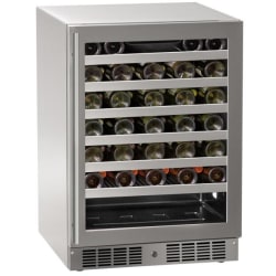 24 Inch Built-In Undercounter Single Zone Wine Cooler  - 24 Inch Wine Refrigerator view
