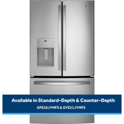 36 Inch French Door Refrigerator  - Counter-Depth French-Door Refrigerator view