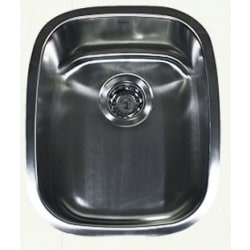 18 1/2 Inch Undermount Bar Sink  - 18 1/2 Inch Undermount Bar Sink with 7 Inch Bowl Depth view