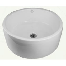 16 1/2 Inch Round Vessel Bathroom Sink  - 16 1/2 Inch Round Vessel Bathroom Sink view