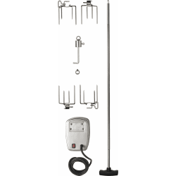 Commercial Grade Rotisserie Kit for Large Grills - Commercial Grade Rotisserie Kit for Large Grills view