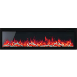 60 Inch Entice™ Wall Hanging Electric Fireplace  - 60 Inch Entice™ Wall Hanging Electric Fireplace with 5,000 BTU Heat Output view