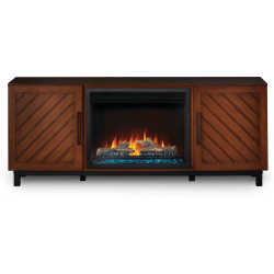 Bella™ 65 Inch Electric Fireplace Mantel Package  - Bella™ 65 Inch Décor Mantel Electric Fireplace with 5,000 BTU Heating Output in Front View view