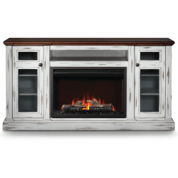 Charlotte™ 68 Inch Electric Fireplace Mantel Package  - Charlotte™ 68 Inch Electric Fireplace Mantel Package with 5,000 BTU Heating Output in Front View view
