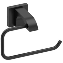 6 Inch Toilet Paper Holder: Black - Zendo 6 Inch Toilet Paper Holder in Black view