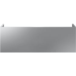 12 Inch High Wall Mount Duct Cover for 36 Inch Pro Canopy Hood: Stainless Steel - front view