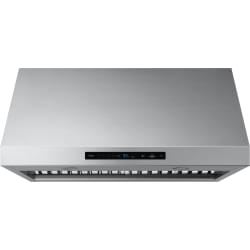 36 Inch Wall Mount Smart Range Hood - 36" Professional Canopy Hood in Stainless Steel view