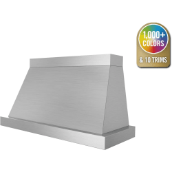 NORMANDY Wall Mount Range Hood  - NORMANDY Wall Mount Range Hood in Angled View view