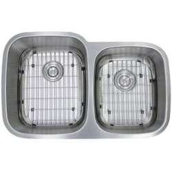 32 1/4 Inch Undermount Double Bowl Kitchen Sink - 32 1/4 Inch Undermount Double Bowl Kitchen Sink with 16 Gauge Stainless Steel view