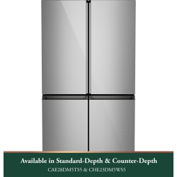 36 Inch Freestanding French Quad Door Smart Refrigerator  - 28.3 Cu. Ft. Quad-Door Refrigerator view