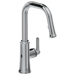Single-Handle Pull-Down Touchless Kitchen Faucet  - Trattoria™ Touchless Kitchen Single-Handle High Arc Pulldown Kitchen Faucet in Chrome view