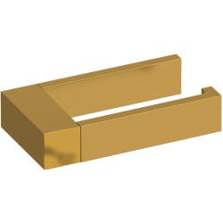 6 Inch Toilet Paper Holder: Brushed Gold - 6 Inch Toilet Paper Holder in Brushed Gold view