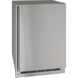 24 Inch Stainless Steel Keg Refrigerator with Convection Cooling, Adjustable Chrome Plated Wire Shelves, Interior Stainless Steel Liner, 5.5 Cu. Ft. Capacity EnergyStar® and Star-K Certified - FRONT view