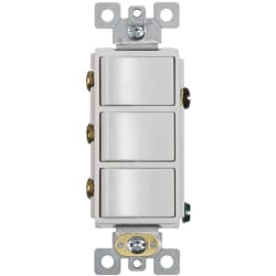 3-Rocker Switch in White - 3-Rocker Switch in White view