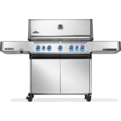74 Inch Freestanding Gas Grill  - Prestige® 665 RSIB with Infrared Side and Rear Burner view