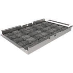 Ceramic Black Briquettes - Ceramic Black Briquettes with Basket view