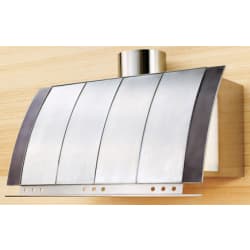 Wall Mount Chimney Hood - Featured View (Shown with Custom Stainless Steel Panels) view