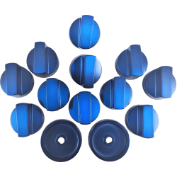 Blue Knob Set - 11 Knobs and 2 Knob Bases - Blue Knob Kit 48 DF Harmony view