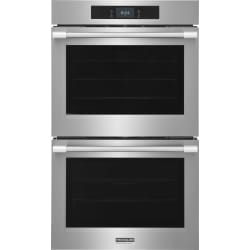30 Inch Double Electric Wall Oven  - Main-Image 30" Double Wall Oven with Stone-Baked Pizza Mode Stainless Steel PCWD3085AF view