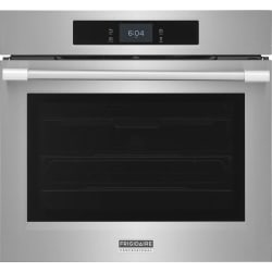 30 Inch Single Electric Wall Oven  - Main-Image 30" Single Wall Oven with Stone-Baked Pizza Mode Stainless Steel PCWS3085AF view