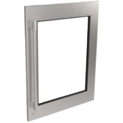 24 Inch Glass Overlay Panel Kit  - 24 Inch Glass Overlay Panel Kit with Premium Knurl Finish, Reversible Hinge, No Lock view
