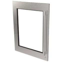 24 Inch Glass Overlay Panel Kit  - 24 Inch Glass Overlay Panel Kit with Premium Knurl Finish view