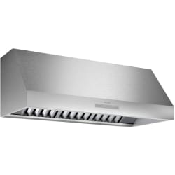 48 Inch Wall Mount Smart Range Hood  - 48 Inch Wall Mount Smart Range Hood with 4-Speed in Angled View view