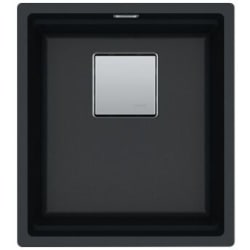 16 Inch Undermount Single Bowl Granite Sink  - Front View view