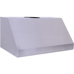 30 Inch Wall-Mounted Stainless Steel Bull Nose Hood  - Bullnose Hood view