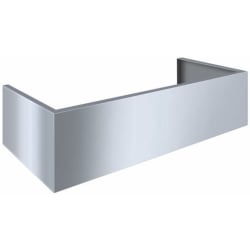 12 Inch High Duct Cover: For 24 Inch Range Hood - Front View view