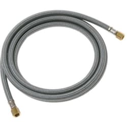 8 Inch Universal Braided Water Line for Ice Makers or Dispensers - 8' UNIVERSAL BRAIDED WATER LINE FOR ICEMAKER AND/OR DISPENSER view