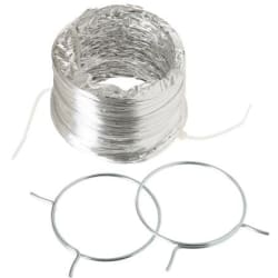 8 Ft. Flexible Dryer Duct - 8 Ft. Flexible Dryer Duct with 2 Clamps view