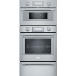 30 Inch Triple Combination Smart Electric Wall Oven - 30 Inch Triple Combination Smart Electric Wall Oven with 8.6 cu. ft. Total Capacity in Front View view