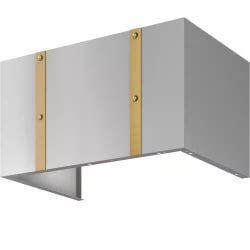 Duct Cover Banding Kit in Polished Gold Finish for 12 Inch Alto Duct Covers - Duct Cover Banding Kit in Polished Gold Finish for 12 Inch Alto Duct Covers view
