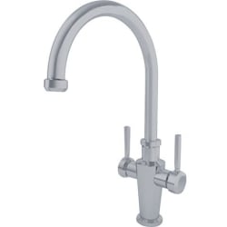 Double Handle Deck Mounted 3-in-1 Filtered Kitchen Faucet  - Double Handle Deck Mounted 3-in-1 Filtered Kitchen Faucet with 1.75 GPM Flow Rate view