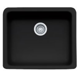 20 Inch Apron Front Single Bowl Fireclay Sink: Matte Black - Matte Black view