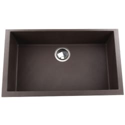 30 Inch Undermount Single Bowl Kitchen Sink  - 30 Inch Undermount Single Bowl Kitchen Sink with 8 Inch Bowl Depth view
