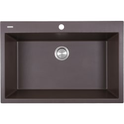 33 Inch Dual Mount Granite Composite Kitchen Sink  - 33-Inch Dualmount Granite Composite Sink view