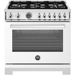 36 Inch Freestanding Dual Fuel Range  - 36 Inch Freestanding Dual Fuel Range in Front View view