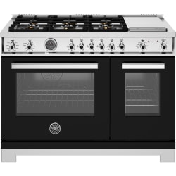 48 Inch Freestanding Dual Fuel Range  - 48 Inch Freestanding Dual Fuel Range in Front View view