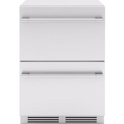 24 Inch Built-In Outdoor Dual Zone Refrigerator Drawers  - 24 Inch Built-In Outdoor Dual Zone Refrigerator Drawers in Front View view