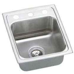 15 Inch Top Mount Single Bowl Stainless Steel Sink - Featured View view