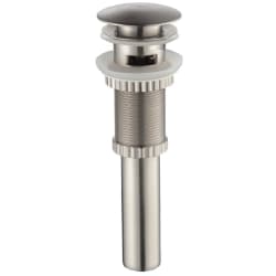Pop-Up Drain for Bathroom Sink  - Pop-Up Drain for Bathroom Sink with Overflow in Satin Nickel view