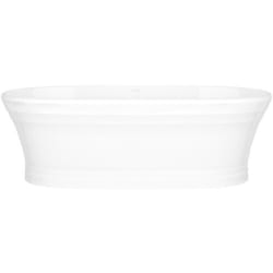 30 Inch Freestanding Soaking Bathtub  - Freestanding Soaking Bathtub with No Overflow Hole view