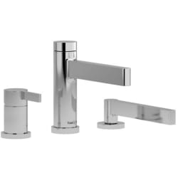 3-Hole Pressure Balance Deck Mount Tub Filler Trim  - Paradox™ 3-Hole Pressure Balance Deck Mount Tub Filler Trim with Hand Shower in Chrome view